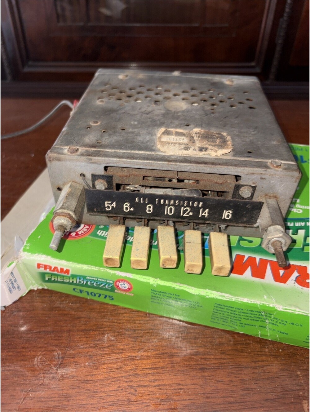 Vintage Automatic Radio Co AM Car Radio All Transistor Hot Rod Truck